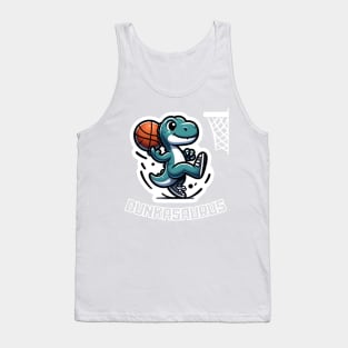 Basketball Dinosaur Dunkasaurus Rex Tank Top